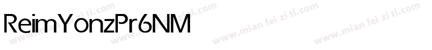 ReimYonzPr6N Medium字体转换